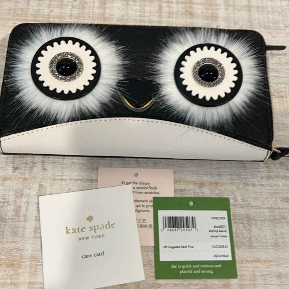 Gorgeous Kate Spade Penguin🐧 Zip Around Wallet